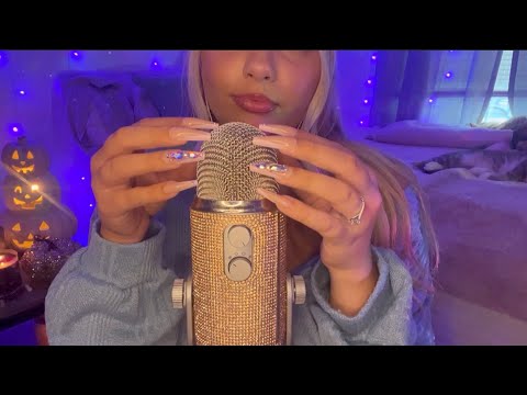 Asmr Mic Tapping & Scratching for Sleep | Nighttime Sounds 🦉🌙 (no talking)