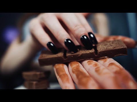 ASMR Chocolate Scratching & Tapping