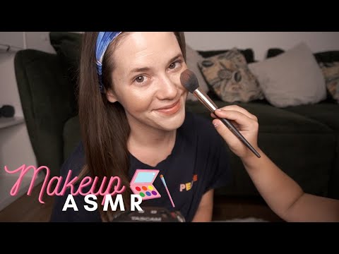 ASMR Meine Tochter schminkt mich  🥰💄Whisper & Make-up Sounds in German/Deutsch