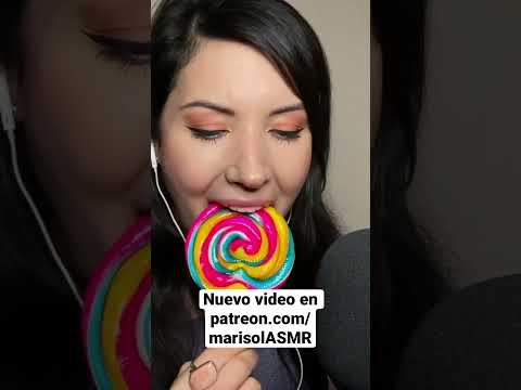 ASMR Mexican Lollipop 🍭 #asmr #asmrlollipop #asmrmouthsounds
