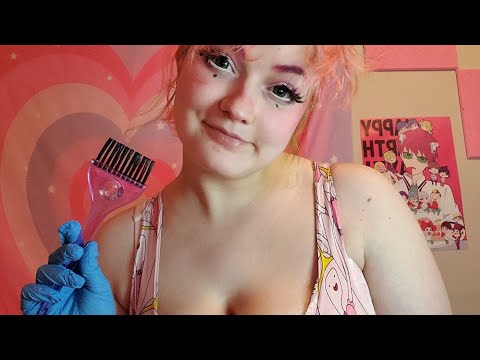 ASMR Your Best Friend Dyes Your Hair