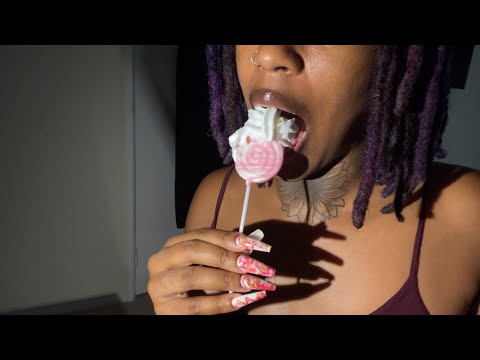 ASMR | Whip Cream sounds | Lollipop licking | herasmrparts