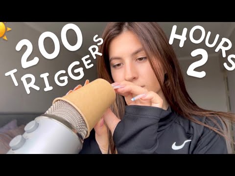 Asmr 200 Triggers in 2 HOURS ☀️