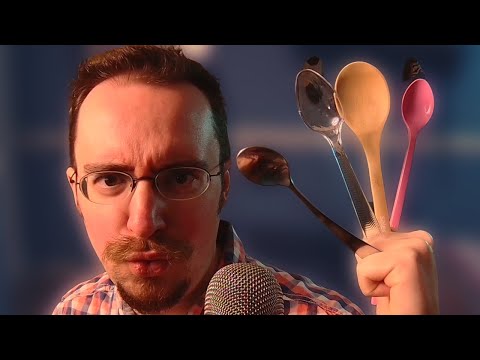 ASMR spooning the $%^+ out of the blue yeti
