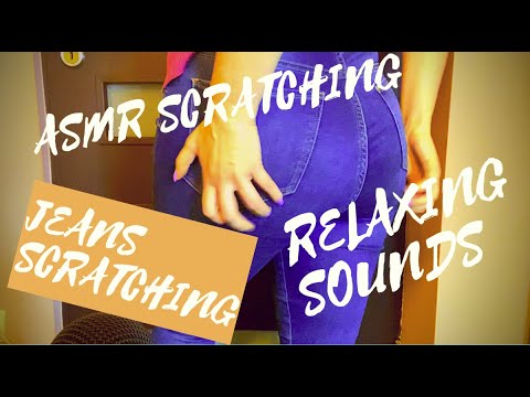 ⚡✨ ASMR JEANS SCRATCHING // RELAXING FABRIC SOUNDS ⚡✨