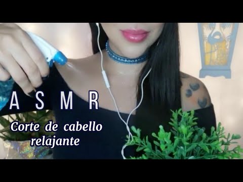 ASMR PELUQUERIA -Corte De Cabello  (CORTE DE PELO  )ASMR PEINANDO PELO-haircut-Roleplay