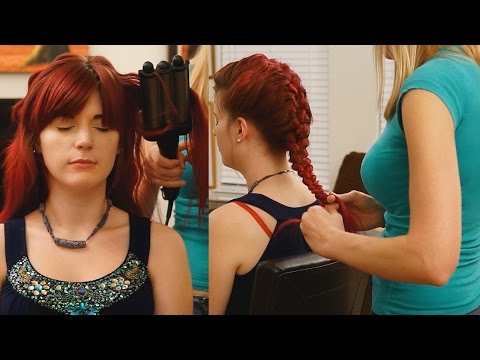 ASMR Hair Play, Styling & Braiding With Binaural Brushing Sounds How to Do Frozen Braid