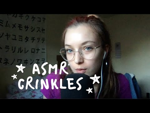 ASMR Trigger Pure Crinkles - tingles down your back! (no talking)