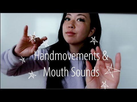 ASMR Soothing Hand Movements and Mouth Sounds (Sleep ASMR)