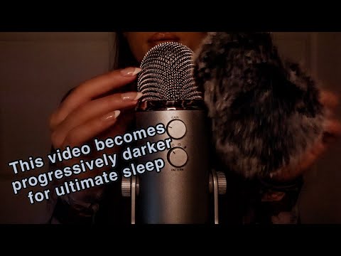 ASMR | Blue Yeti Mic Brushing and Almost-Inaudible Whispers (for Sleep)