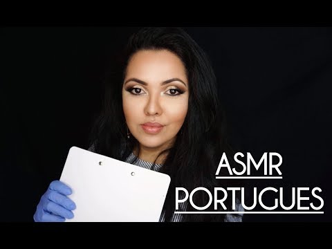 Examinacao dos Nervos Cranianos - ASMR Portugues - Cranial Nerve Examination