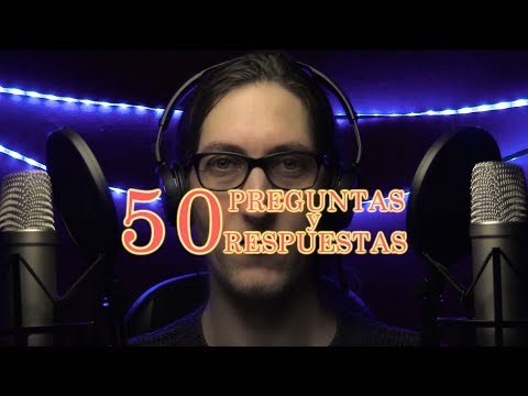 [ASMR Español] 50 Preguntas y Respuestas (soft spoken + rain)