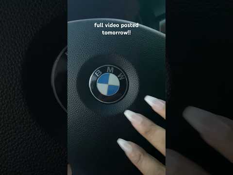 BMW tapping 💙🤍 #bmw #carasmr #asmrsounds #tapping #asmrshorts #shorts