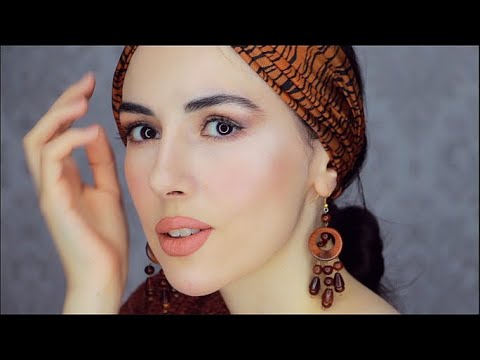 ASMR Relaxing Makeup Tutorial - Whispered With Mouth Sounds