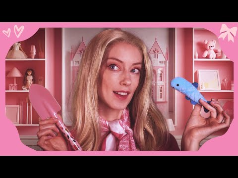 ASMR 🎀 EP3- Barbie Prepares YOU for a Stressful Interview & Ease Your Anxiety 💖 Tapping, Writing