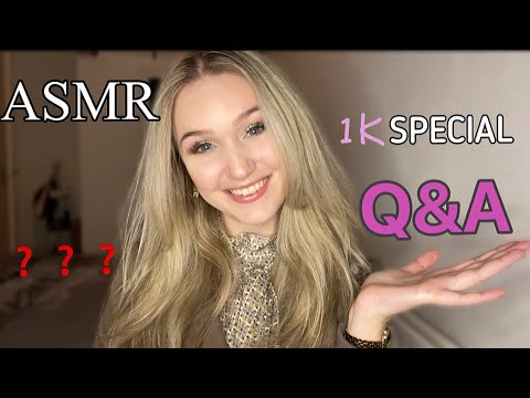 ASMR | 1K 💜 SPECIAL | Q&A⁉️✨
