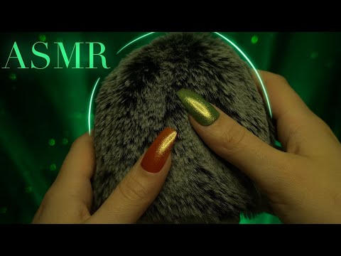 ASMR Fluffy Mic Scratching And Brushing | Slow & Gentle Brain Massage (No Talking)