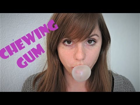 ASMR GUM CHEWING AND RAMBLING