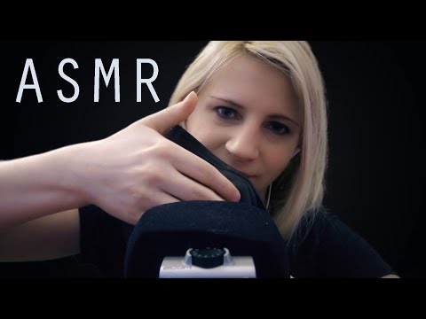 ASMR Whisper | Leather Tapping, Scrathing and Touching (Binaural)