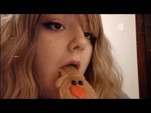 ASMR- Lollipop Licking Mouth Sounds (some rambling)