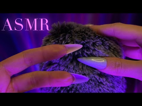 ASMR Fall Asleep In Less Than 20 Minutes | Fluffy Mic, Brushing, Hand Movements & Sounds, Whispering