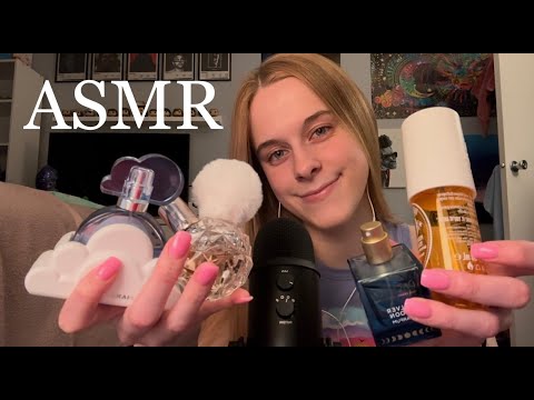 ASMR Perfume Collection Tapping 🤍✨