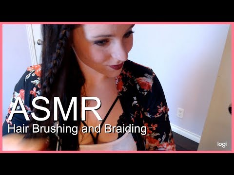 ASMR - Hair brushing and braiding