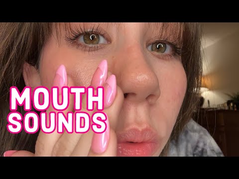 ASMR | Up Close Mouth Sounds, Tapping, & Repeating “Get Tingles”