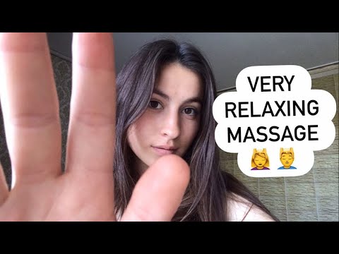 Asmr face massage/ tktk / hands massage for eyes/ sleep in 10 minutes/ very relaxing asmr/