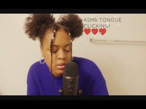 ASMR Tongue Clicking (Close Breathing) W/ Trigger Words & Hand Movements