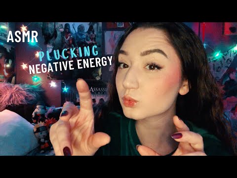 ASMR Plucking, Scratching, Cutting Away Your Negative Energy *Fast & Aggressive*