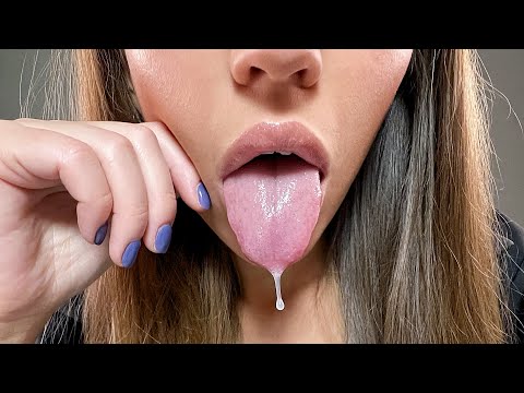[4K] ASMR 30 minutes mouth sounds, amazing lens licking, camera fogging and magic tongue swirl