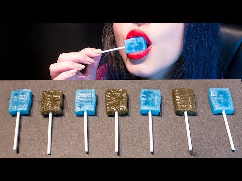 ASMR: Danish Candy Lollipops 🇩🇰 | NO CRACKING Sounds 🍭 ~ Relaxing Eating [No Talking|V]😻