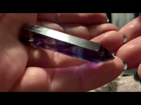 Rock Crystal show and tell ASMR sharing some of my favourite stones with you