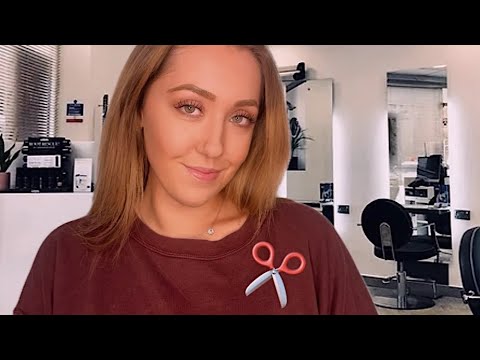 ASMR Bridal Haircut and Styling (Soft Spoken/Cutting/Curling/Styling Your Hair) Personal Attention