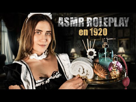 Asmr roleplay en español : ATENCIÓN PERSONAL para dormir en 1920
