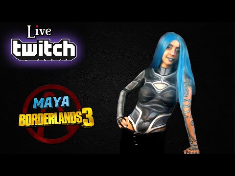Rediff Live Twitch Bodypaint MAYA BORDERLAND 3
