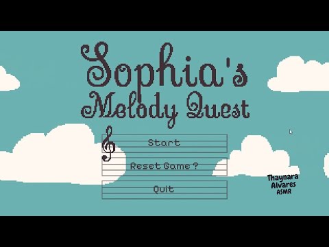 Jogando Sophia's Melody Quest 05 | ASMR GAMEPLAY