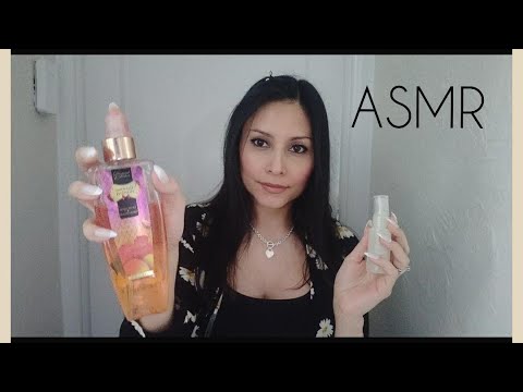 ASMR:  Spraying you to sleep (Spraying/spritzing sounds with finger fluttering)