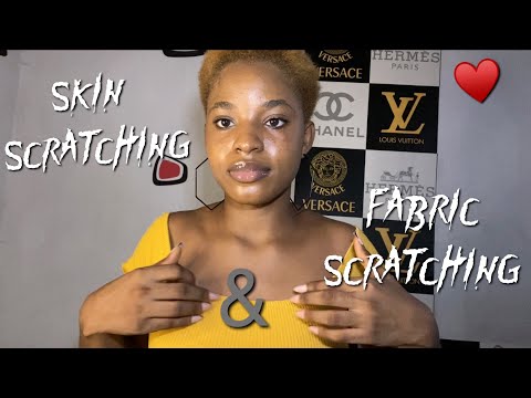 ASMR Skin and Fabric Scratching ♥️