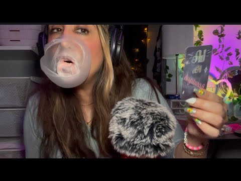 BUBBLEGUM BLOWING + AFFIRMATIONS ASMR