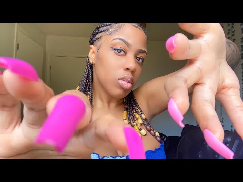 ASMR | Scratching Something Out Of Your Eye (Camera Tapping & Inaudible Whispers)