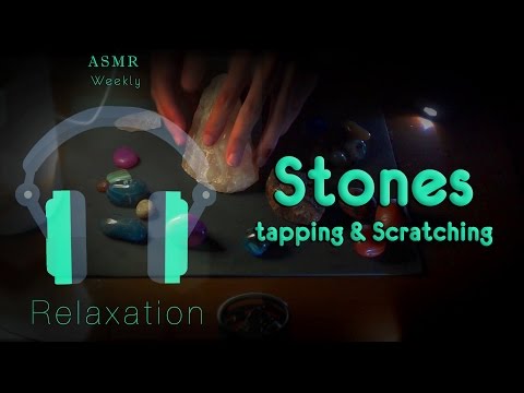 ASMR - Stones / tapping and scratching (No Talking)
