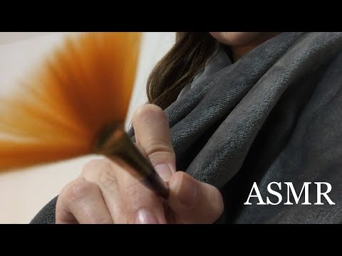 ASMR lo-fi brushing your face (visual tingles)