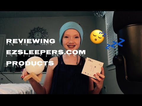ASMR- Reviewing Cosy Phones, Moon Lamp, & Bluetooth AirPods: Ezsleepers.com 😴😃💞