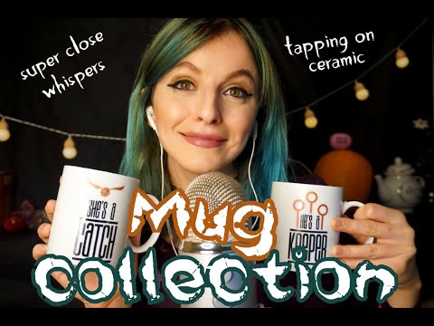🇪🇸 🇬🇧 ASMR 💤 Showing off and tapping on my mug collection ☕🍵
