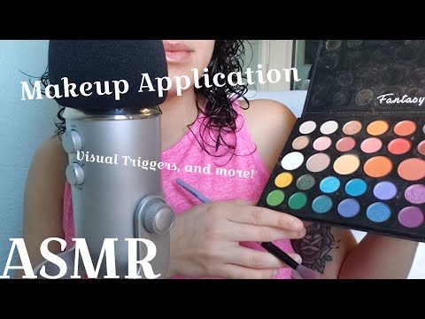 ASMR - I Do Your Makeup | Camera Touching, Stippling, Hand Movements, Mouth Sounds, & more!
