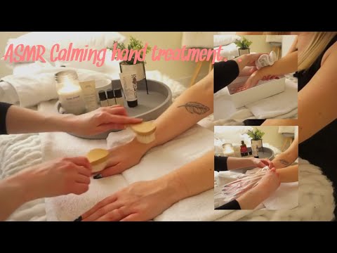 ASMR Comforting hand and arm pamper massage | Gloves, oils & light touch (Soft spoken)