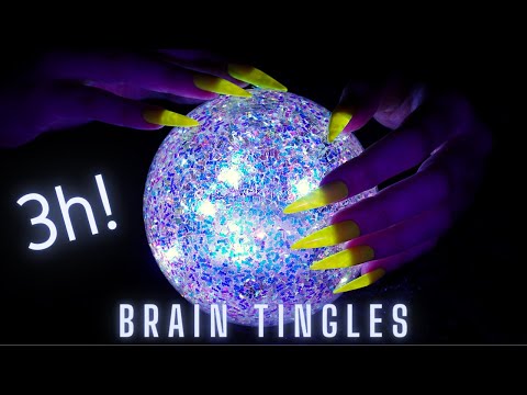 Asmr Brain Melting Scratching , Tapping , Massage with Long Nails  - Asmr No Talking for Sleep