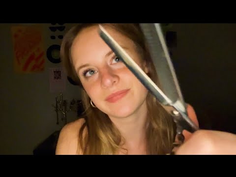 Fun Hairstylist Does Random Stuff to Your Hair ASMR ✂️🤗 [personal attention, fast and aggressive]